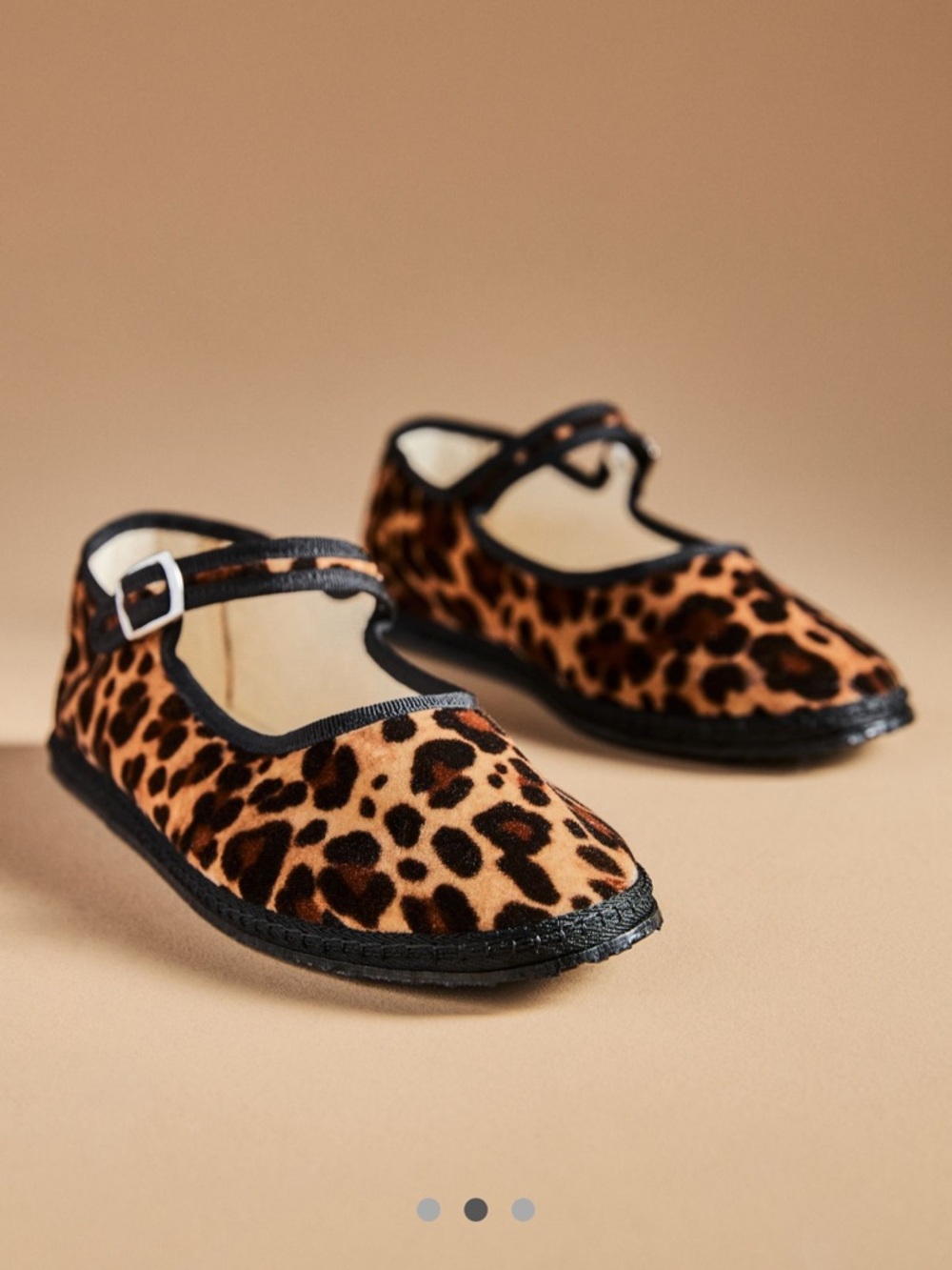Vibi Venezia Cheetah Print Mary Jane Flats - EU 38